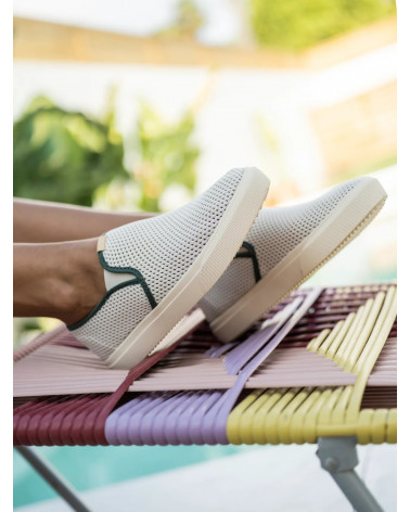 PORTER KNIT EGGNOG TREKKING GREEN