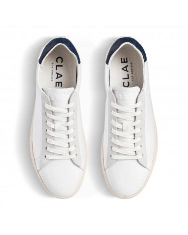 BRADLEY CALIFORNIA WHITE LEATHER NAVY