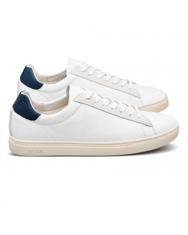 BRADLEY CALIFORNIA WHITE LEATHER NAVY