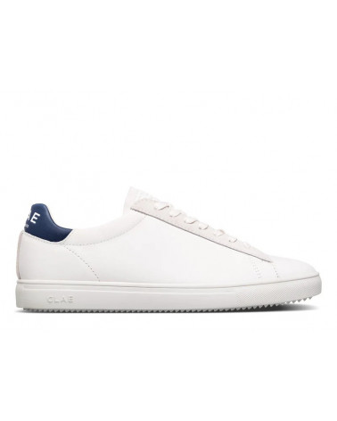 BRADLEY WHITE LEATHER DENIM BLUE