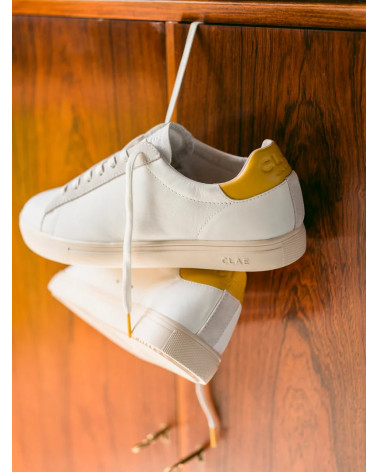 BRADLEY WHITE LEATHER MINERAL YELLOW