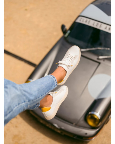 BRADLEY WHITE LEATHER MINERAL YELLOW