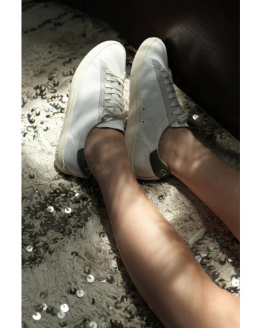 BRADLEY CALIFORNIA WHITE LEATHER OLIVE