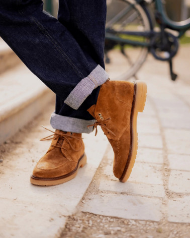 Desert Boot S3808 - Suede Cognac