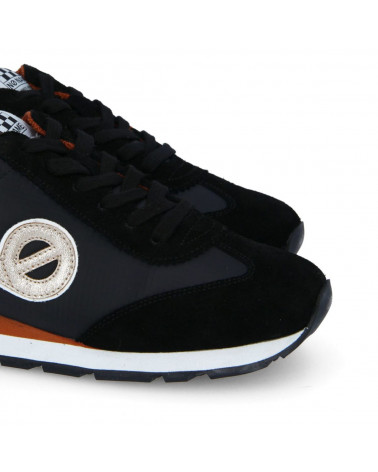 CITY RUN JOGGER W SUEDE/CAMPER BLACK/BLACK