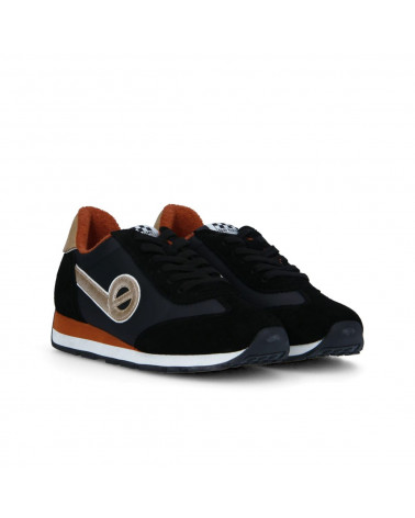 CITY RUN JOGGER W SUEDE/CAMPER BLACK/BLACK