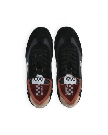 CITY RUN JOGGER W SUEDE/CAMPER BLACK/BLACK