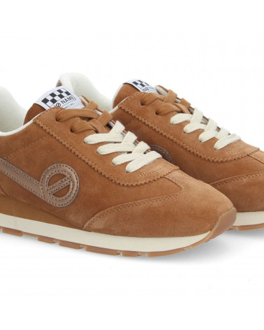 CITY RUN JOGGER W SUEDE BROWN