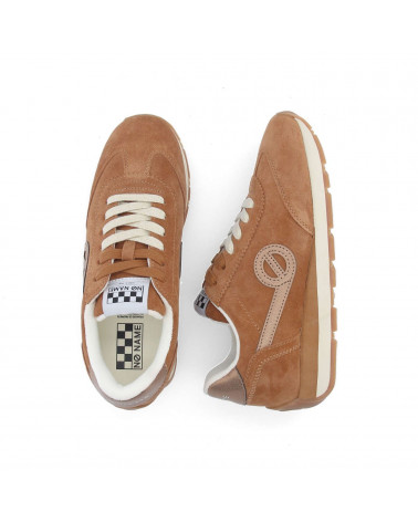 CITY RUN JOGGER W SUEDE BROWN