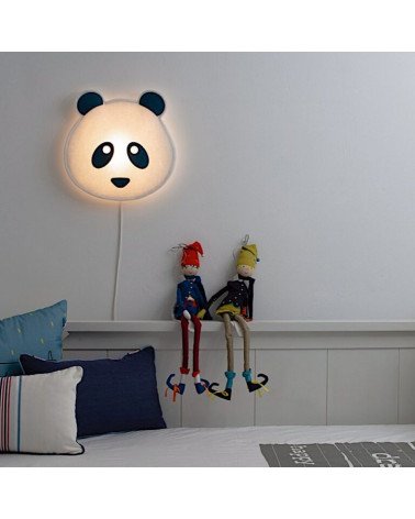 Applique Soft Light Masque Panda