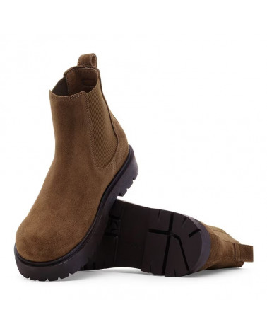 Highwood Slip On Mid W LEVE Dark Tea