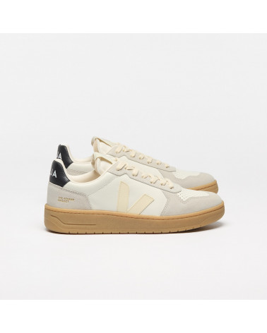 V82 LEATHER PURE CALCAIRE BLACK - FEMME