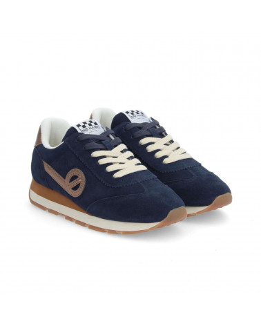 CITY RUN JOGGER W SUEDE NAVY