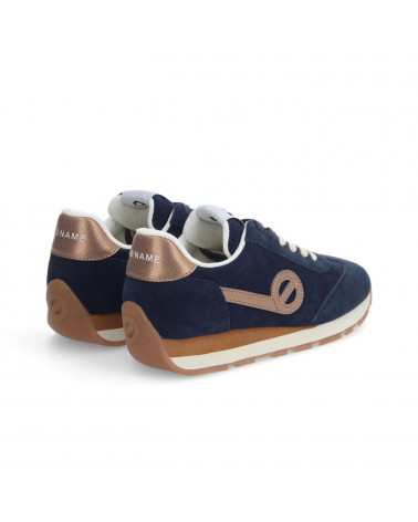 CITY RUN JOGGER W SUEDE NAVY