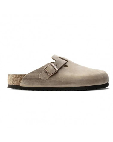 Boston - Lit de pied souple - Cuir huilé Tabacco Brown - Normale