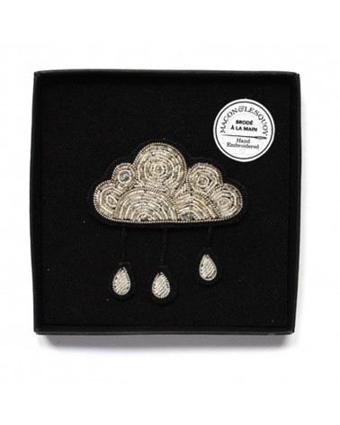 BROCHE - NUAGE ET PLUIE