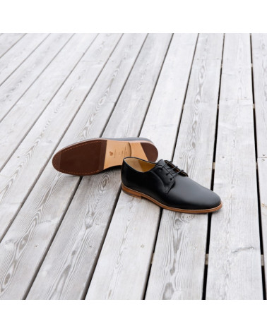 Andy (Le Photographe) Noir Intense / Cuir