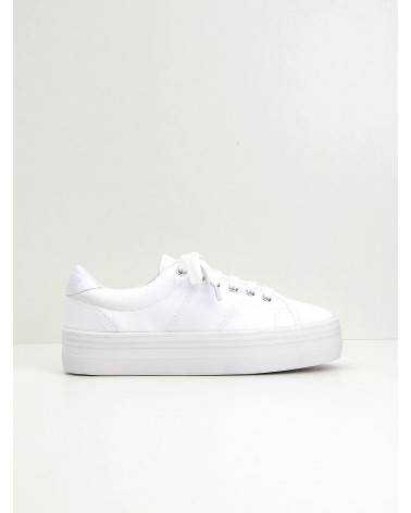PLATO M SNEAKER W CANVAS WHITE FOX WHITE