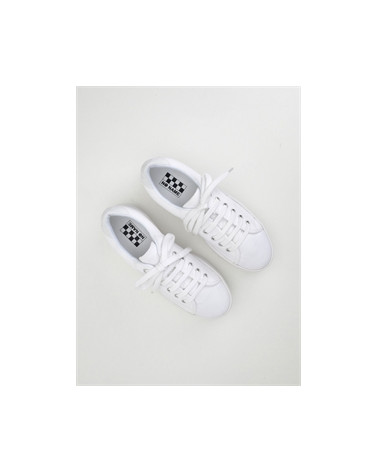 PLATO M SNEAKER W CANVAS WHITE FOX WHITE