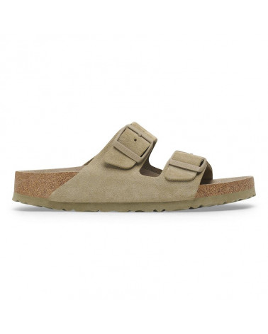 Arizona - Lit de pied souple - Suede Faded Khaki - Etroite