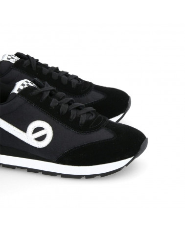 CITY RUN JOGGER  W BREAKER SUEDE BLK/BLK  