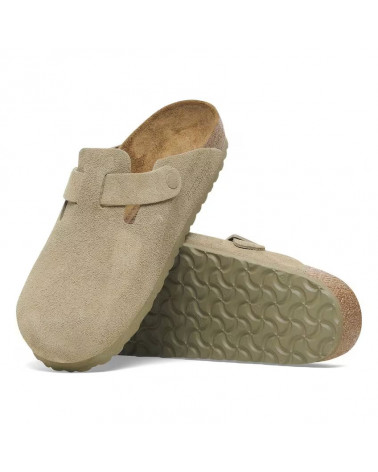 Boston - Suede Faded Khaki - Normale