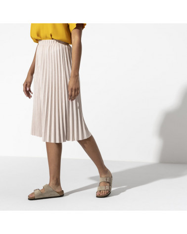 Arizona - Lit de pied souple - Suede Taupe - Etroite