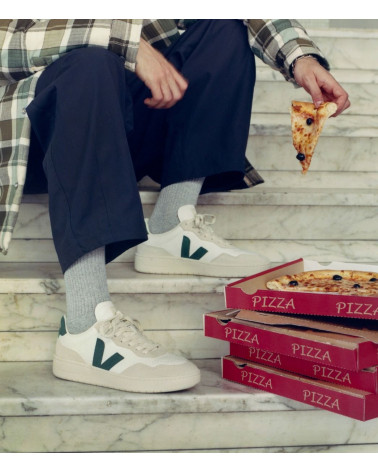 V90 O.T. LEATHER EXTRA WHITE CYPRUS - HOMME