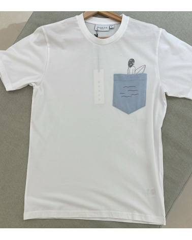 T-SHIRT - SURFEUSE - Bleu gris