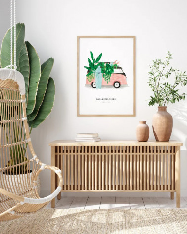 Affiche - Surf And Plants