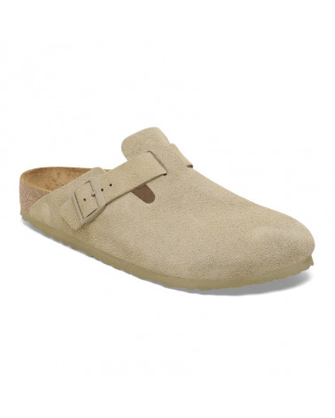 Boston - Suede Faded Khaki - Etroite