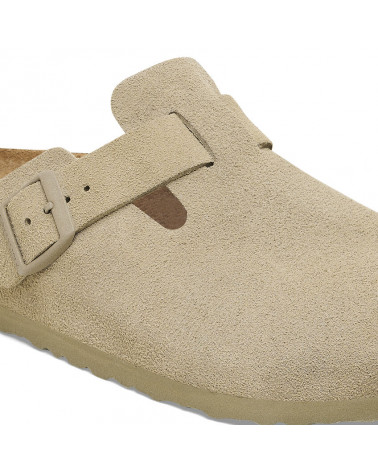 Boston - Suede Faded Khaki - Etroite