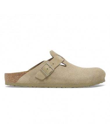 Boston - Suede Faded Khaki - Etroite