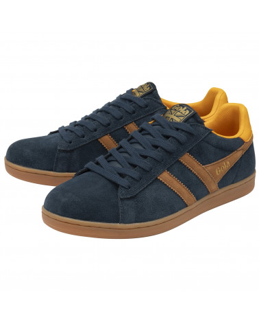 EQUIPE II SUEDE NAVY/GINGER/DARK SUN