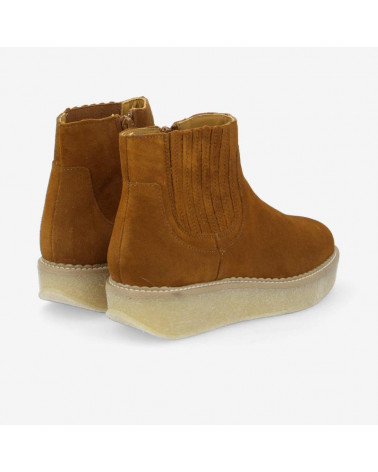 PALLAS ZIP BEETLE W SUEDE CARAMEL