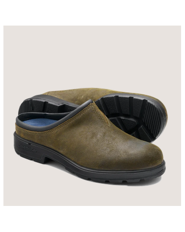 Original Clog 2423 Waxed Suede Dark Olive