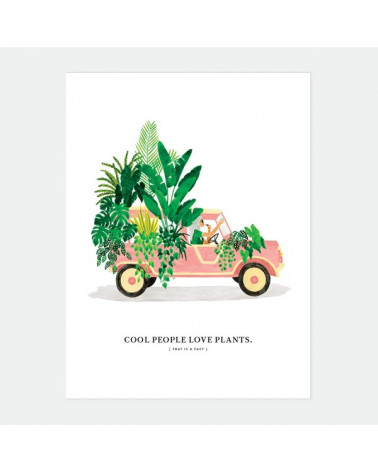 Affiche - Mehari With Plants