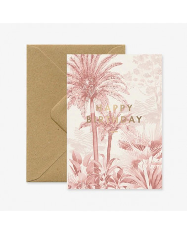 Carte - Pink Forest Bday