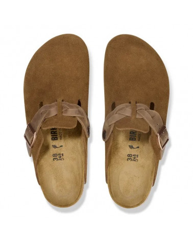 Boston Braided - Lit de pied souple - Suede Mink