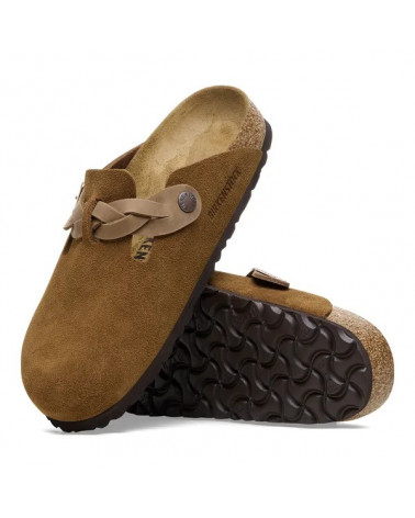 Boston Braided - Lit de pied souple - Suede Mink