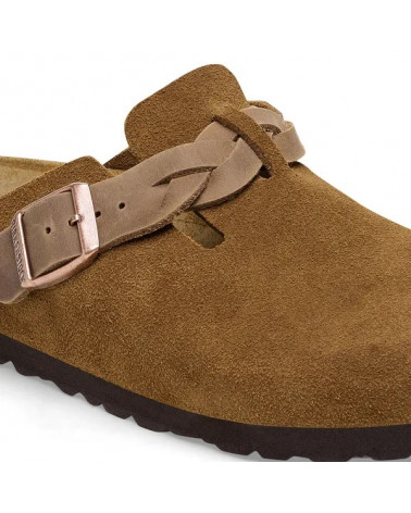 Boston Braided - Lit de pied souple - Suede Mink