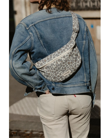 Custine - le sac banane - Léopard Gris