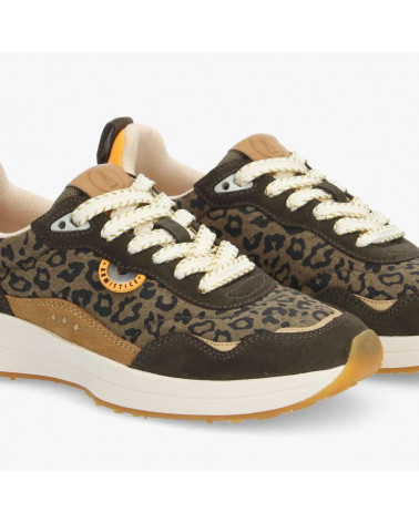 MOON JOGGER W SDE/CANVAS LEO FOREST/OLIVE