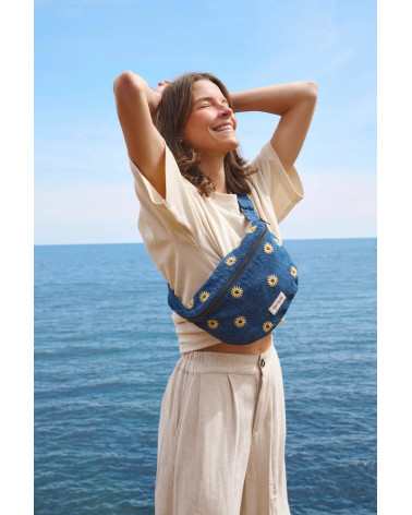 Custine (Joy&Love25) - Denim broderie Tournesol