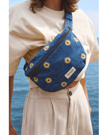 Custine XL (Joy&Love25) - Denim broderie Tournesol