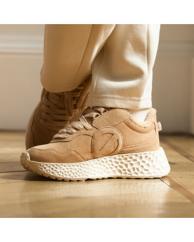 CARTER JOGGER W SUEDE/COCOON DUNE/DOVE