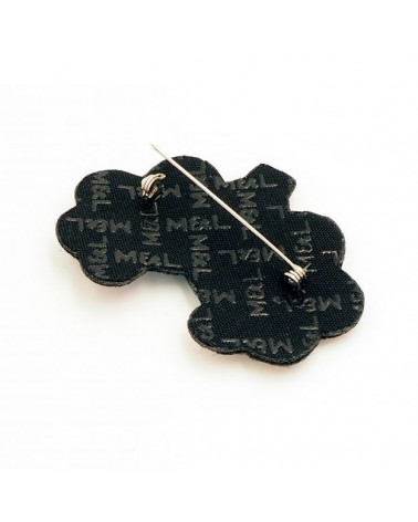 Broche - Pieuvre bleue