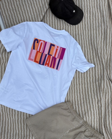 T-Shirt Soleil Levant - Blanc