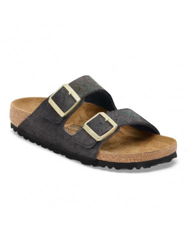 Arizona - Lit de pied souple - Shimmering Black - Etroite