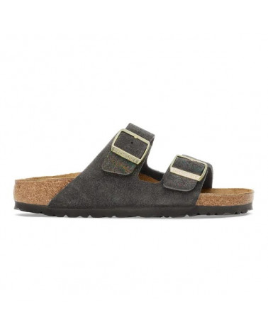 Arizona - Lit de pied souple - Shimmering Black - Etroite